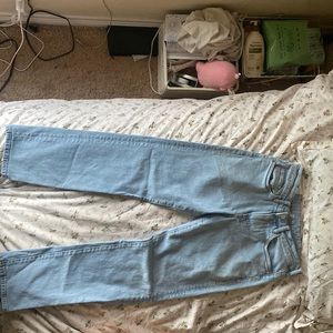 Regular fit light wash jeans, straight cut, W-30, L32